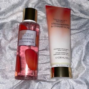 Strawberries and Champagne set